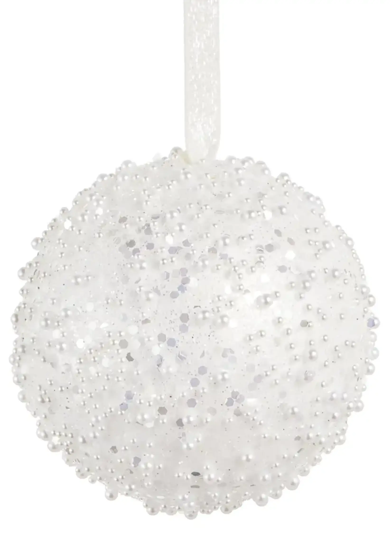 RAZ Imports 4" Pearl Ball Ornament