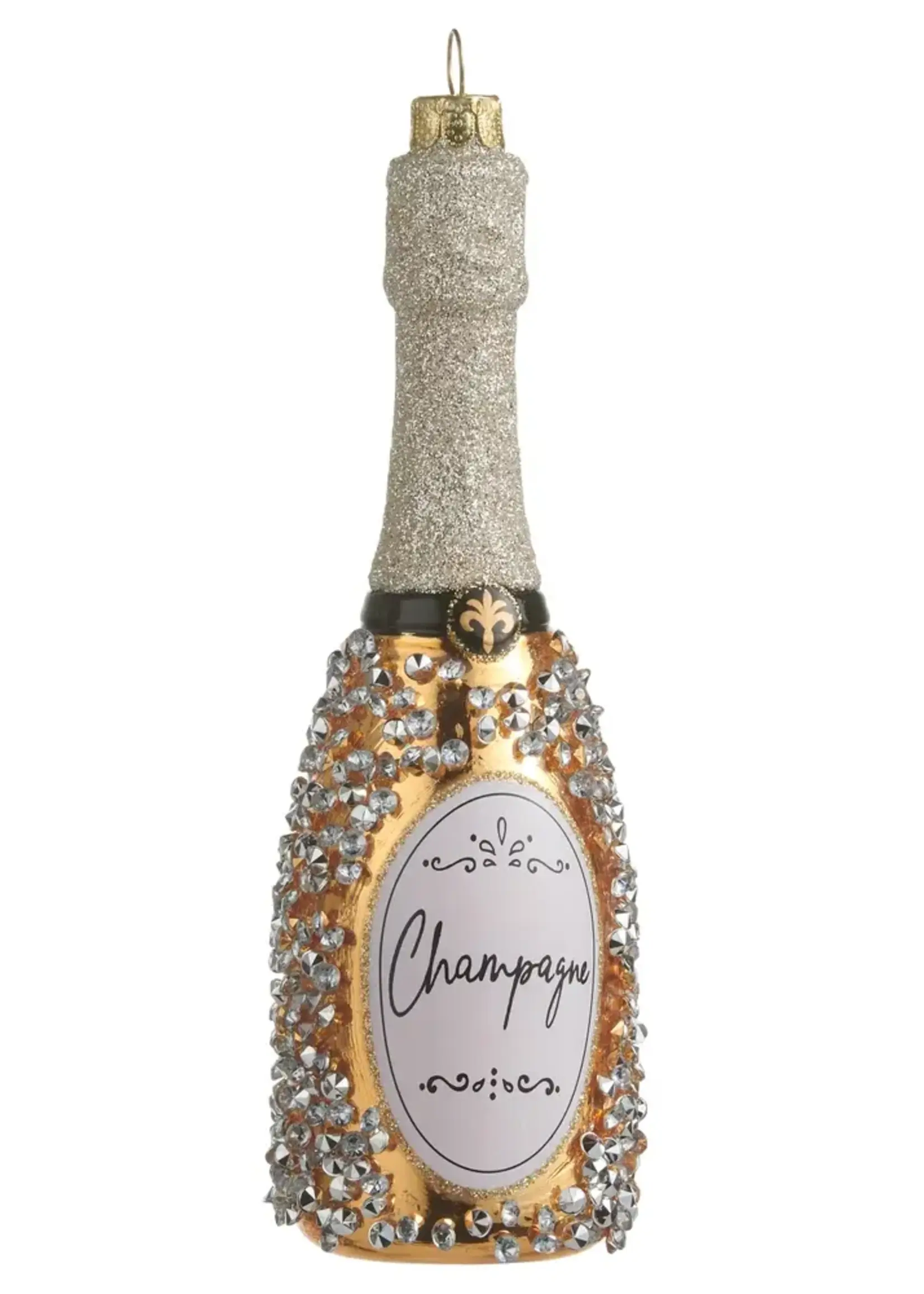 RAZ Imports Champagne Bottle Ornament