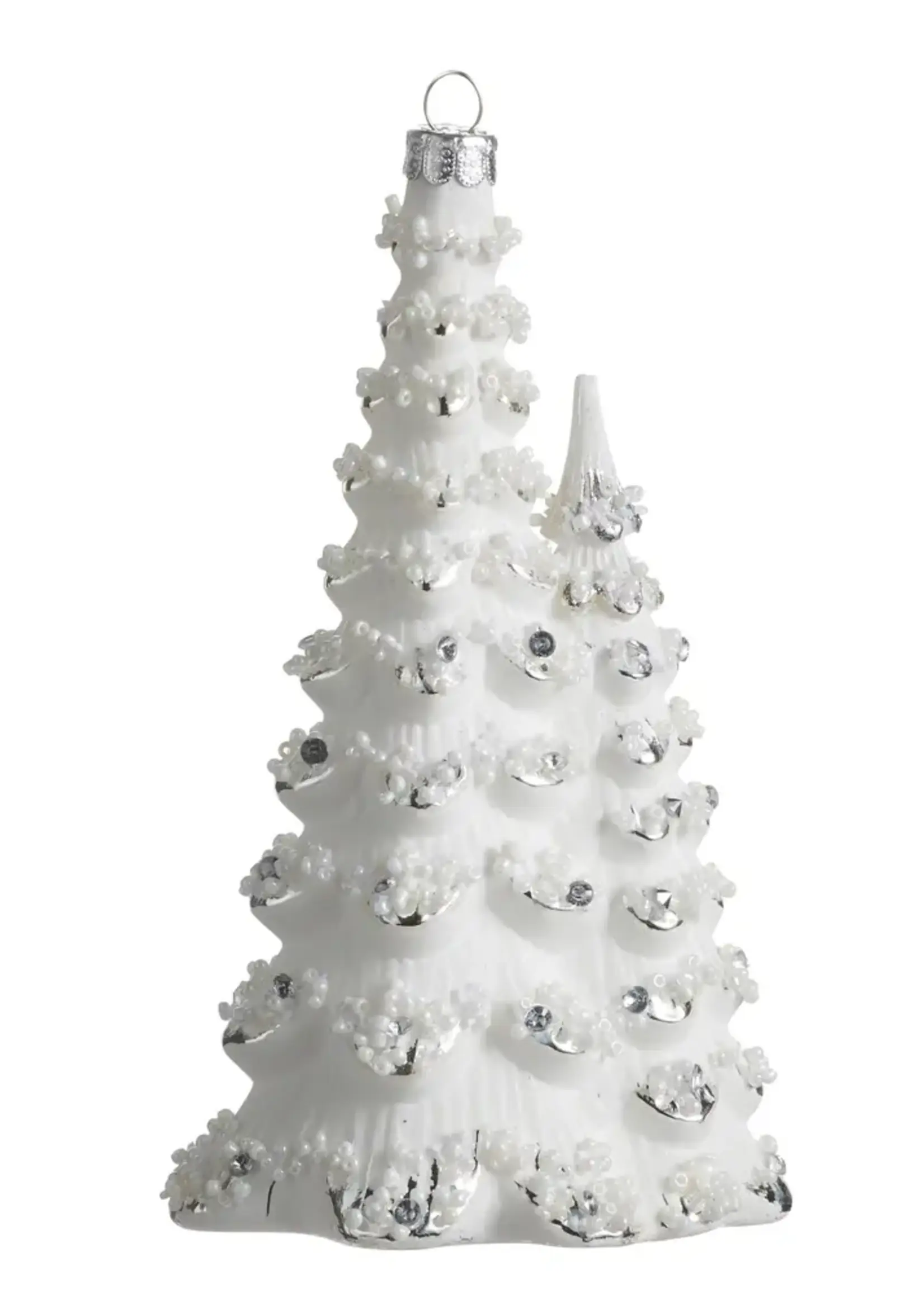 RAZ Imports Snowy Tree Ornament