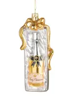 RAZ Imports RAZ - Champagne Gift Ornament - 4652980