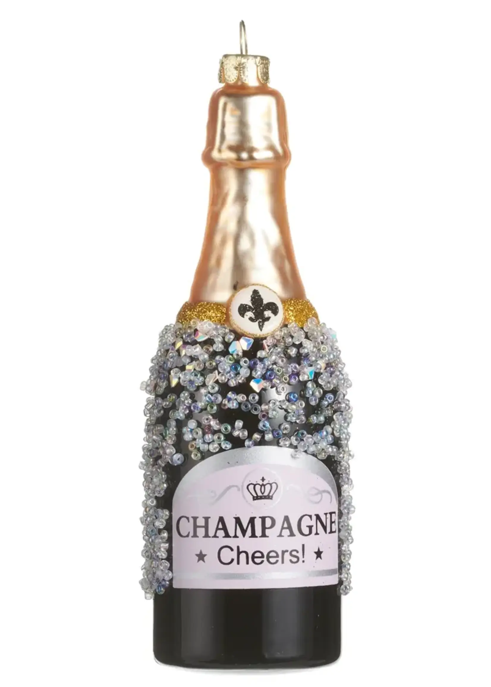 RAZ Imports Champagne Bottle Ornament - 4652984