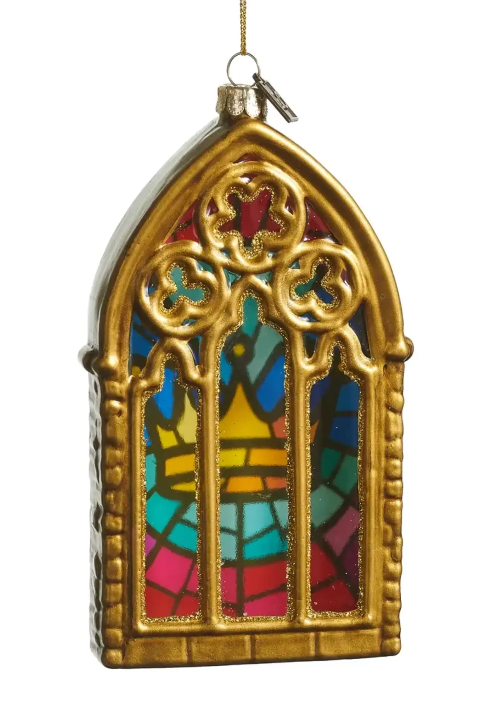 RAZ Imports EC Crown Window Ornament