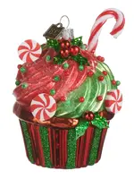 RAZ Imports RAZ - EC Yuletide Delight Cupcake Ornament - 4653181