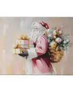RAZ Imports RAZ - Twilight Tidings Santa Wall Art - 4657335