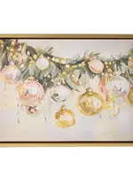 RAZ Imports RAZ - Twilight Tidings Wreath Wall Art - 4657342