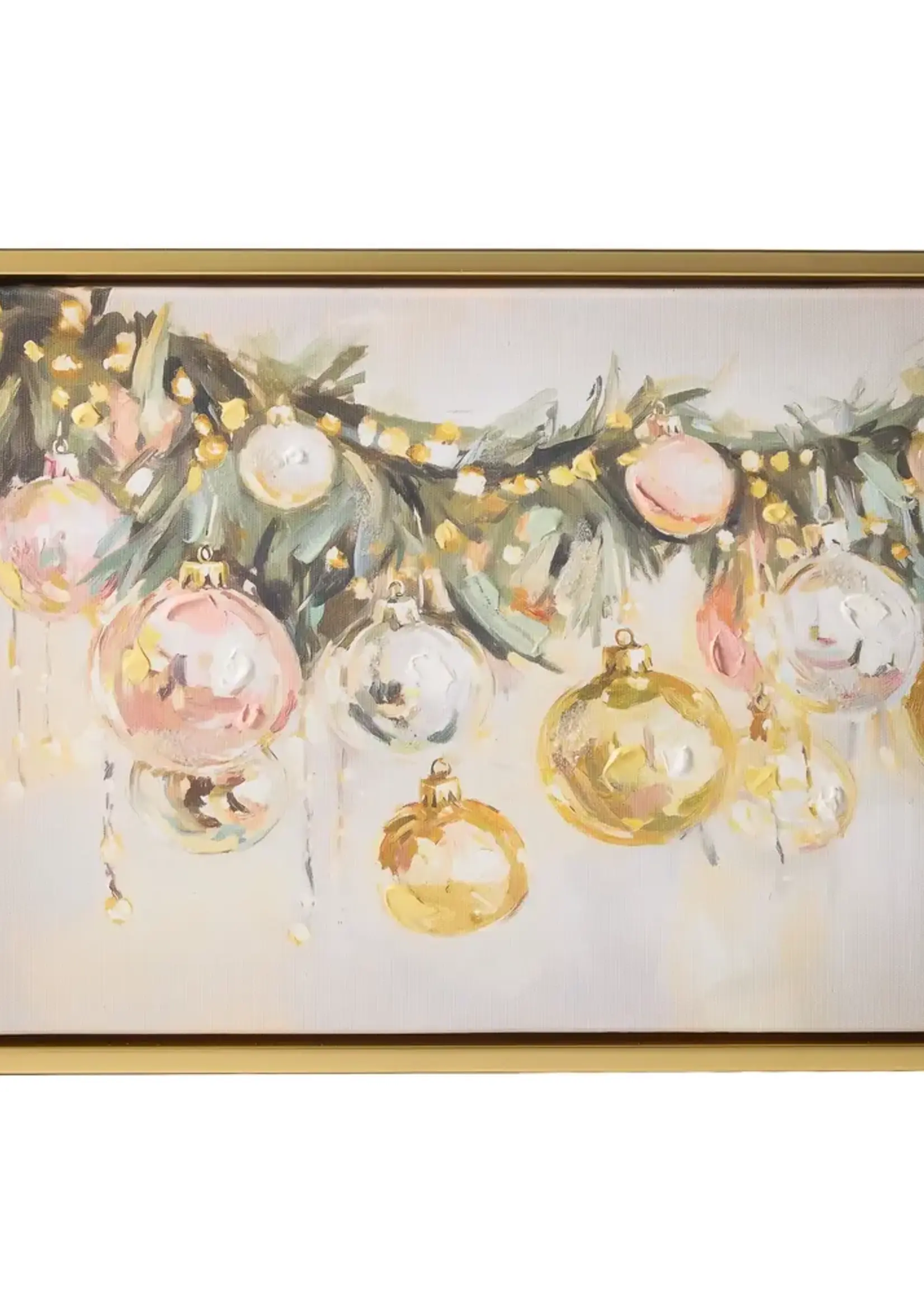 RAZ Imports Twilight Tidings Wreath Wall Art