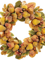 Allstate 30"BEADED PEAR/BERRY WREATH