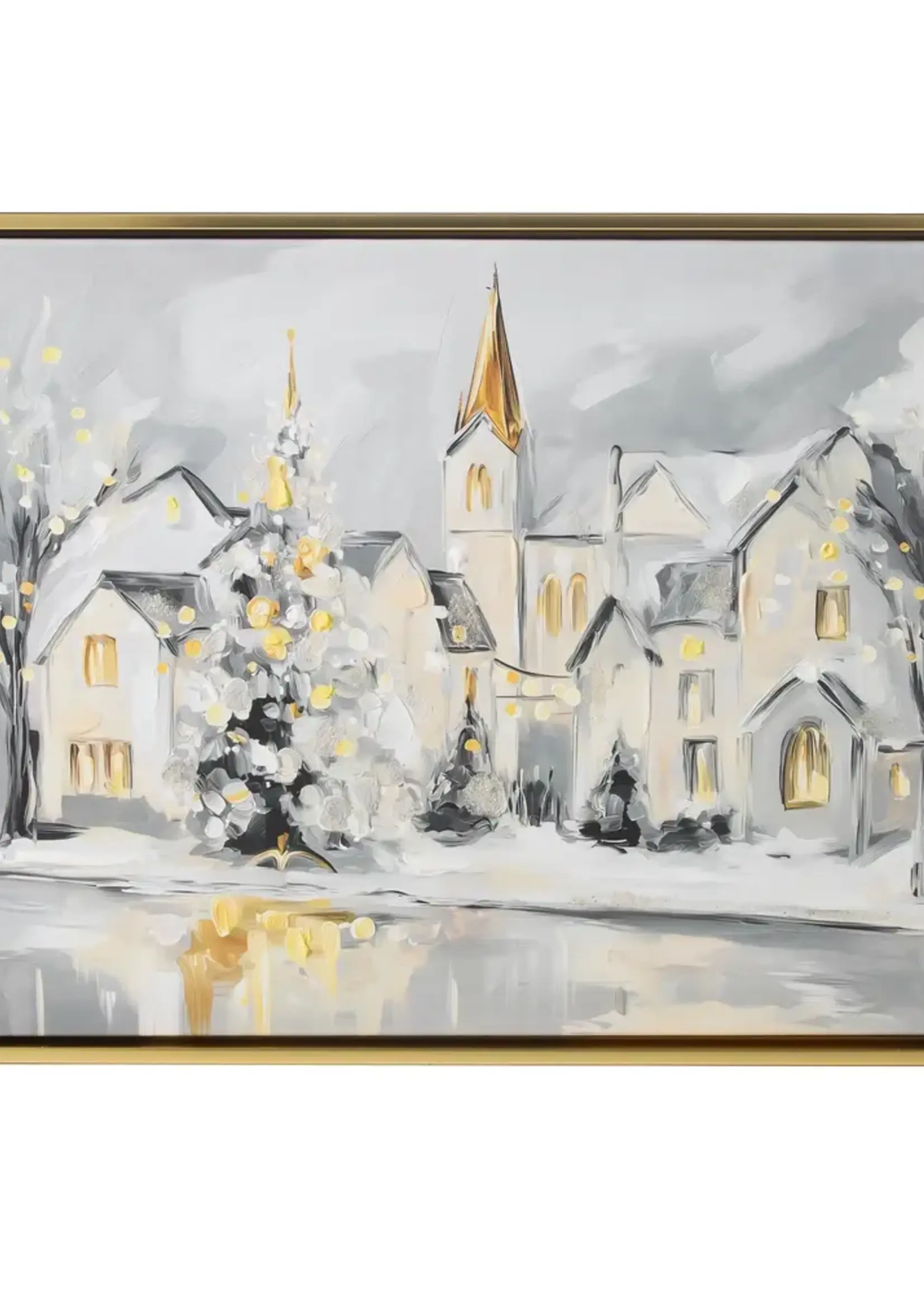 RAZ Imports Picture Perfect Town Wall Art
