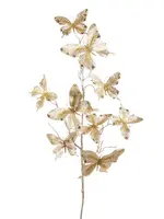 RAZ Imports RAZ - 37" Glitter Gold Butterfly Spray - F4542085