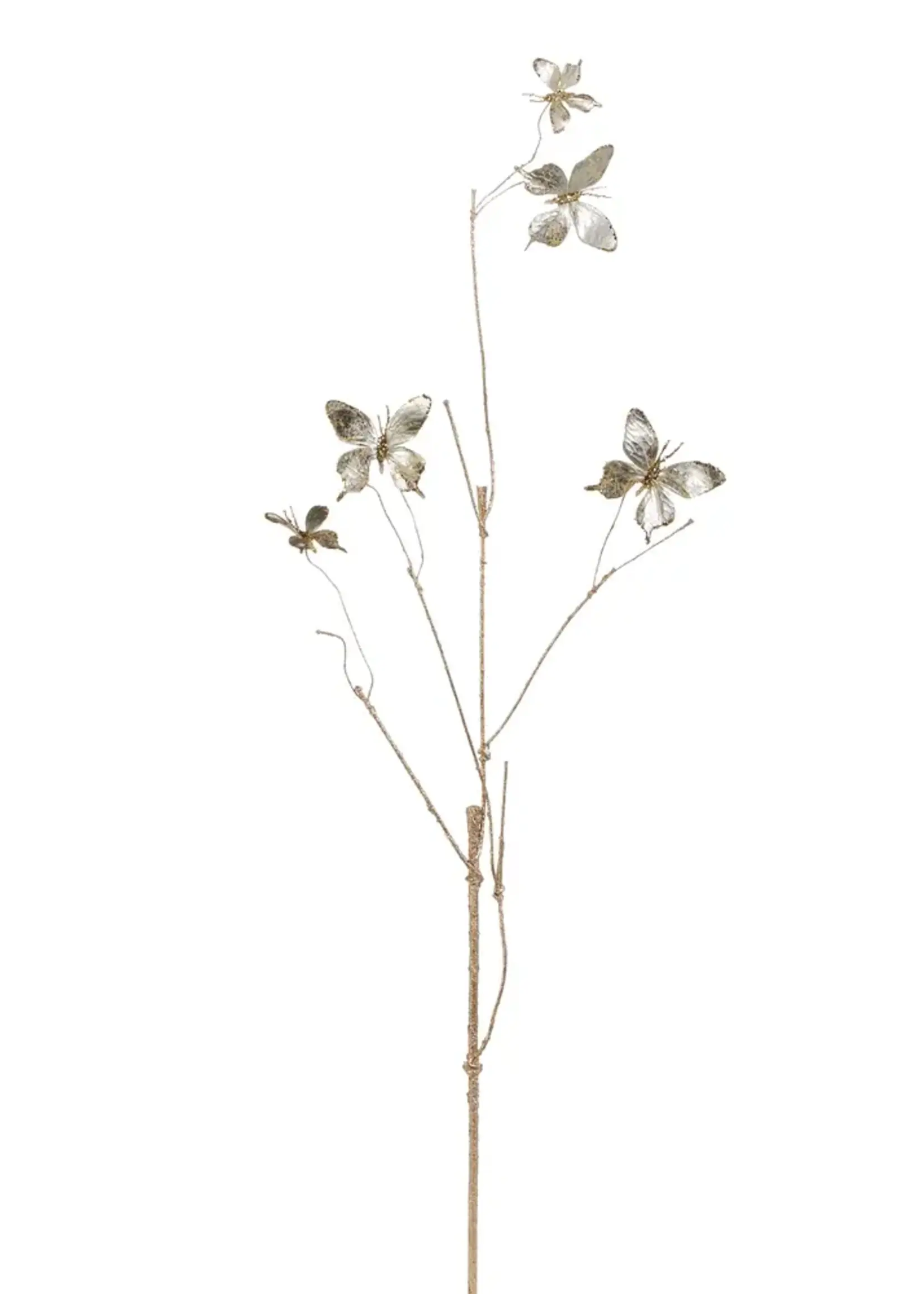 RAZ Imports 38" Champagne Butterfly Branch