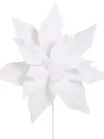 RAZ Imports RAZ - 26" White Velvet Poinsettia - F4631092