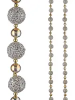 RAZ Imports RAZ - 6' Glittered Ball Garland - G3502378