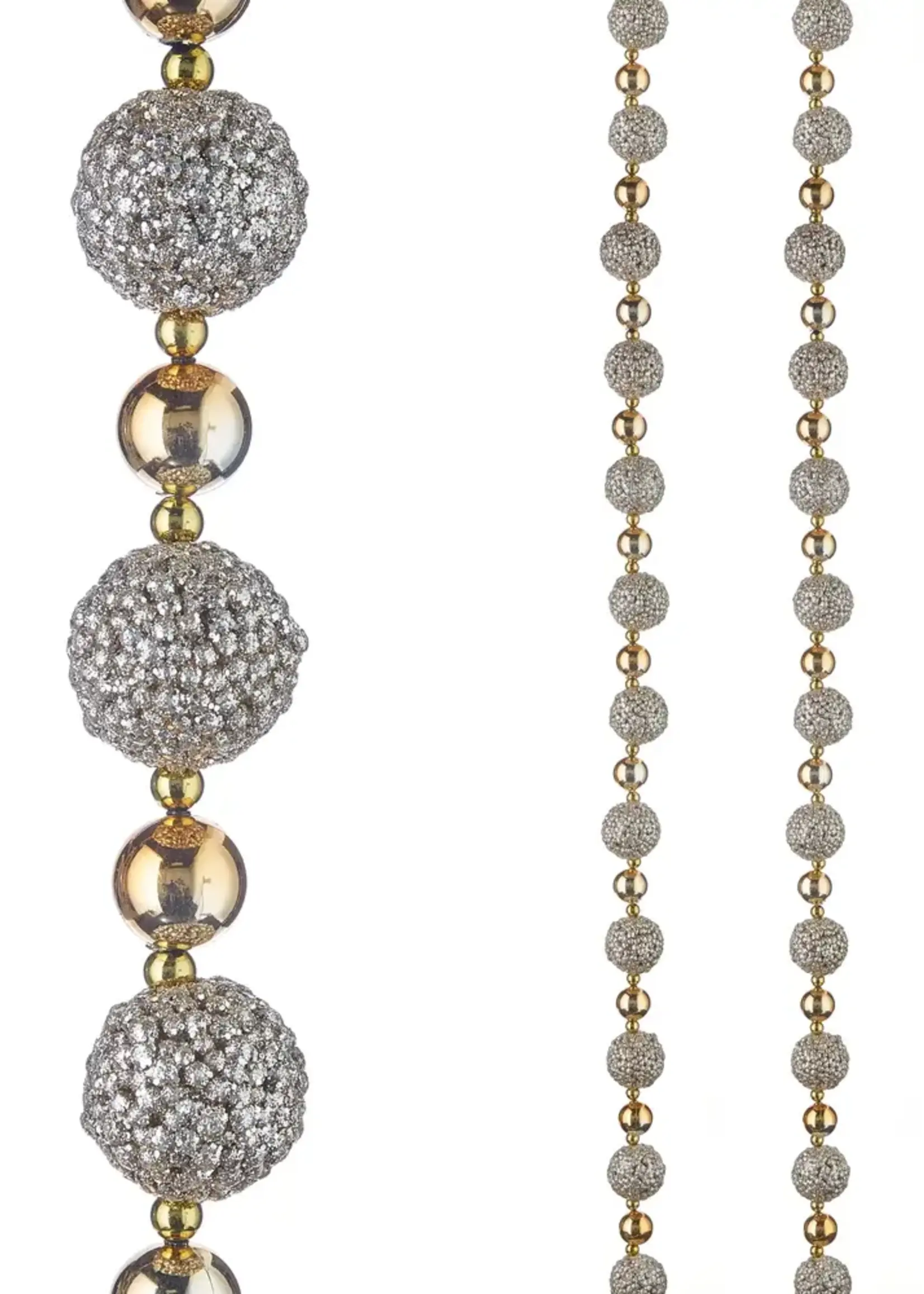RAZ Imports 6' Glittered Ball Garland