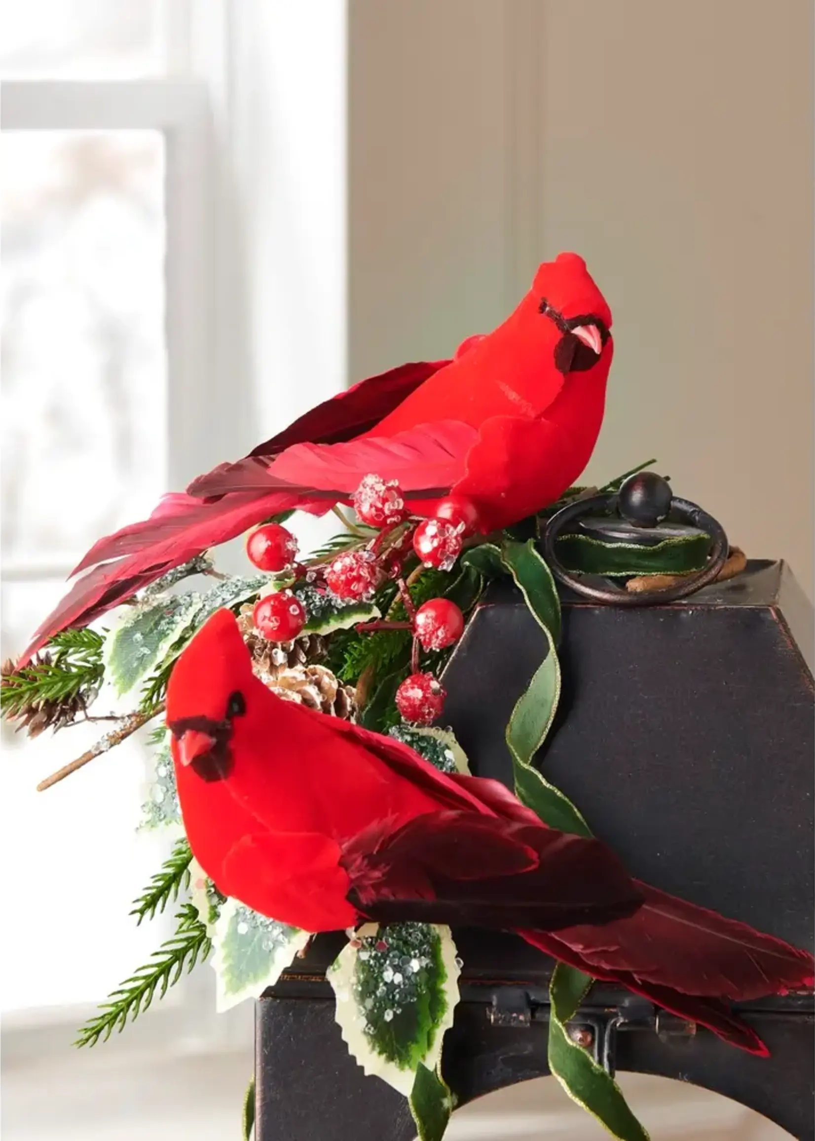 RAZ Imports 7" Clip-On Cardinal Ornament
