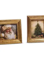 RAZ Imports RAZ Imports - 6" Gilded Christmas Framed Art - 4536647