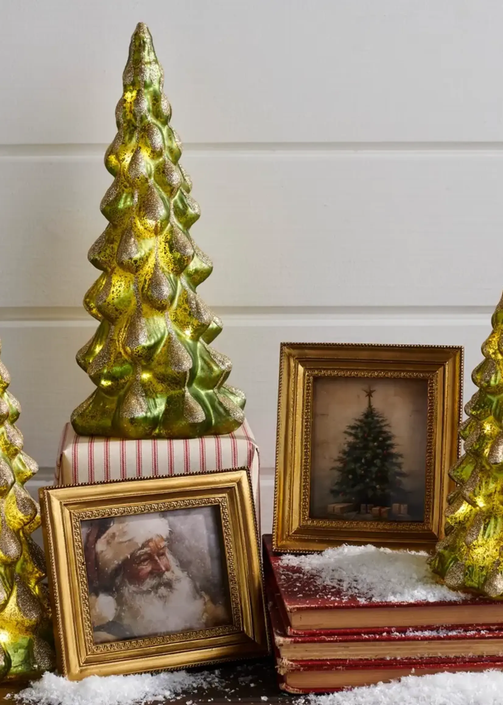 RAZ Imports 6" Gilded Christmas Framed Art