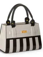 RAZ Imports RAZ Imports - 9.5" Black and White Stripe Purse Vase - 4610348
