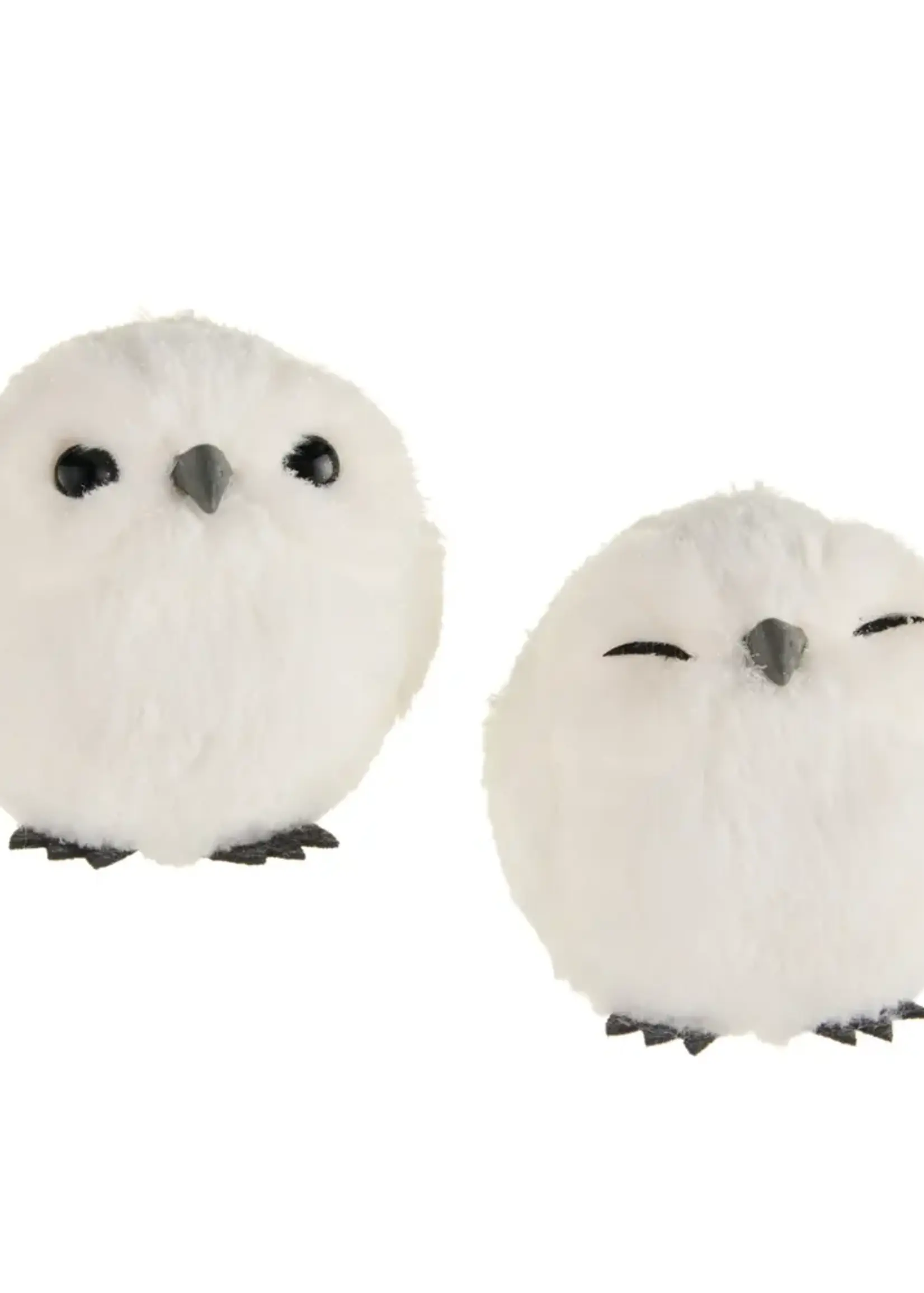 RAZ Imports 5" White Owl Ornament