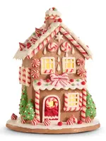 RAZ Imports RAZ Imports - 12.5" Pink Peppermint House - 4616401