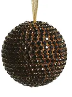 RAZ Imports RAZ Imports - 3.5" Black Rhinestone Ornament - 4617625