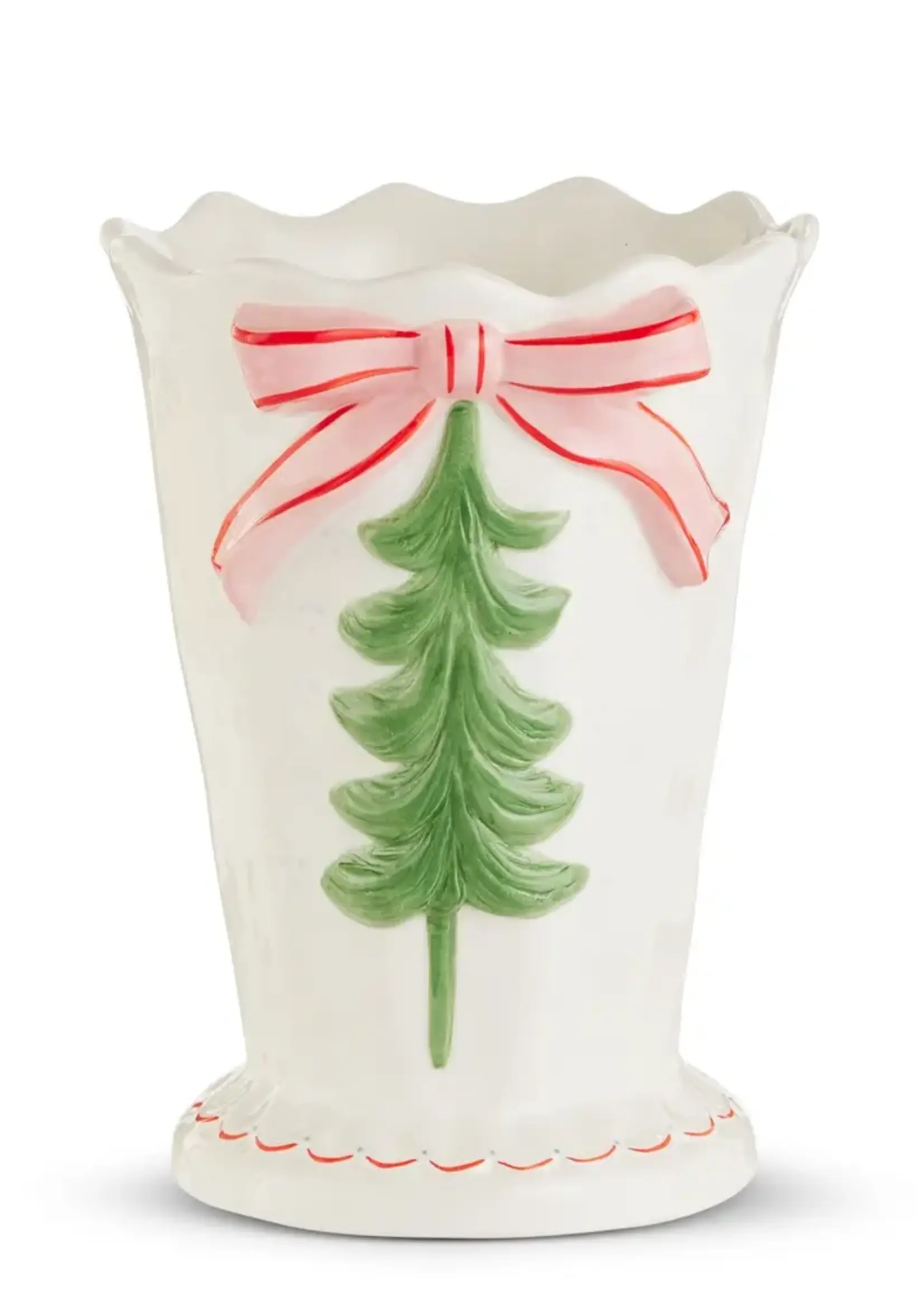RAZ Imports 10" Bow and Tree Vase