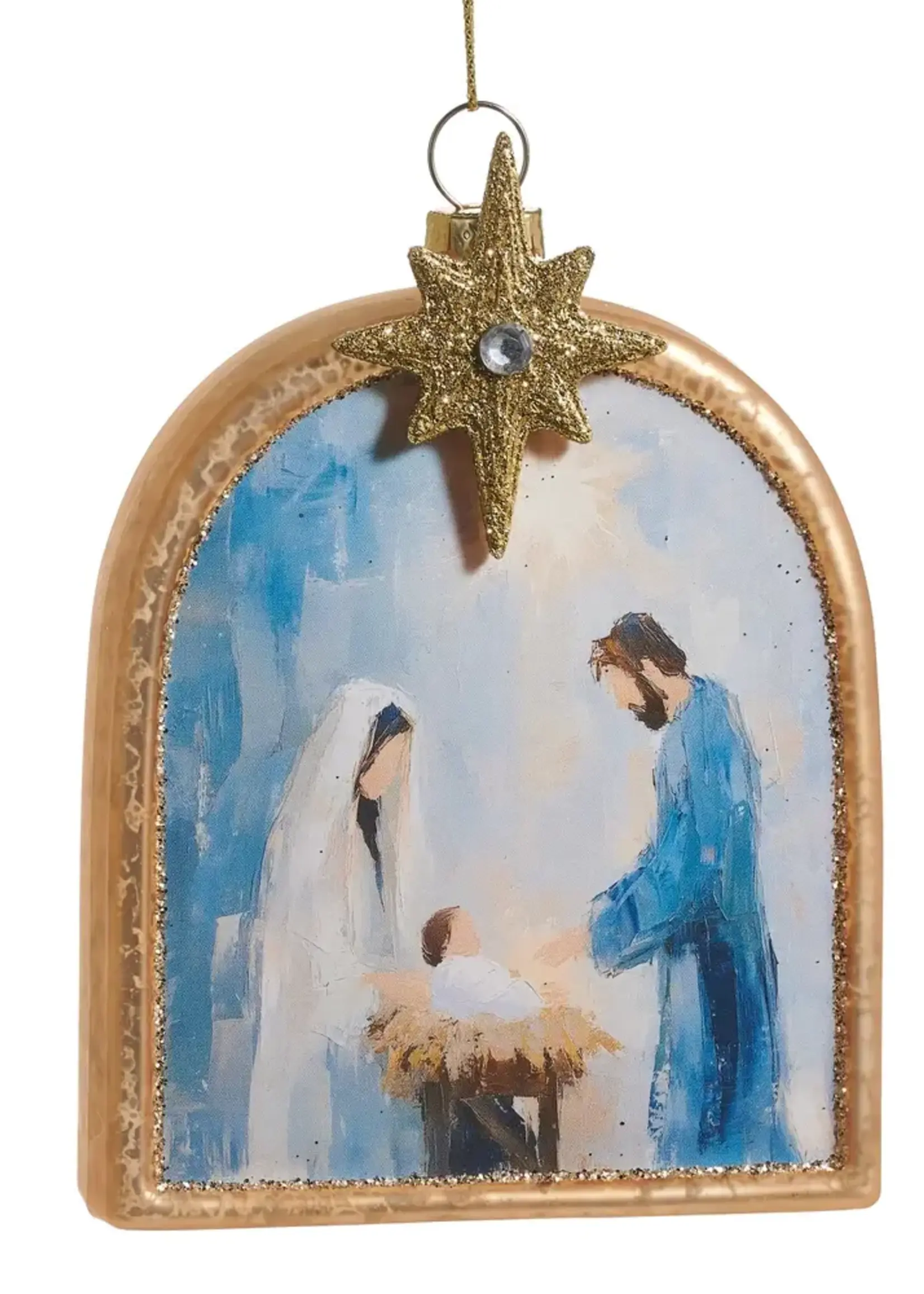 RAZ Imports Holy Family Arch Ornament