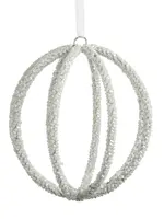 RAZ Imports RAZ Imports - 4" Beaded Ball Ornament - 4624034
