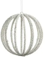 RAZ Imports RAZ Imports - 5" Beaded Ball Ornament - 4624035