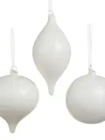 RAZ Imports RAZ Imports - White Stripe Ornament - 4624675