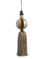 RAZ Imports RAZ Imports - 3" Champagne Yarn Tassel Ball Ornament - 4627323