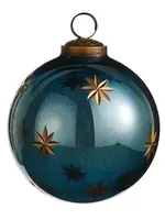 RAZ Imports RAZ Imports - 4" Etched Blue Star Ornament - 4638403