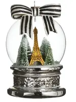 RAZ Imports RAZ Imports - EC Midnight in Paris Globe Ornament - 4653232