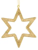 RAZ Imports RAZ - 7" Gold Star Ornament - 4671112