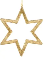 RAZ Imports RAZ Imports - 9" Gold Star Ornament - 4671113