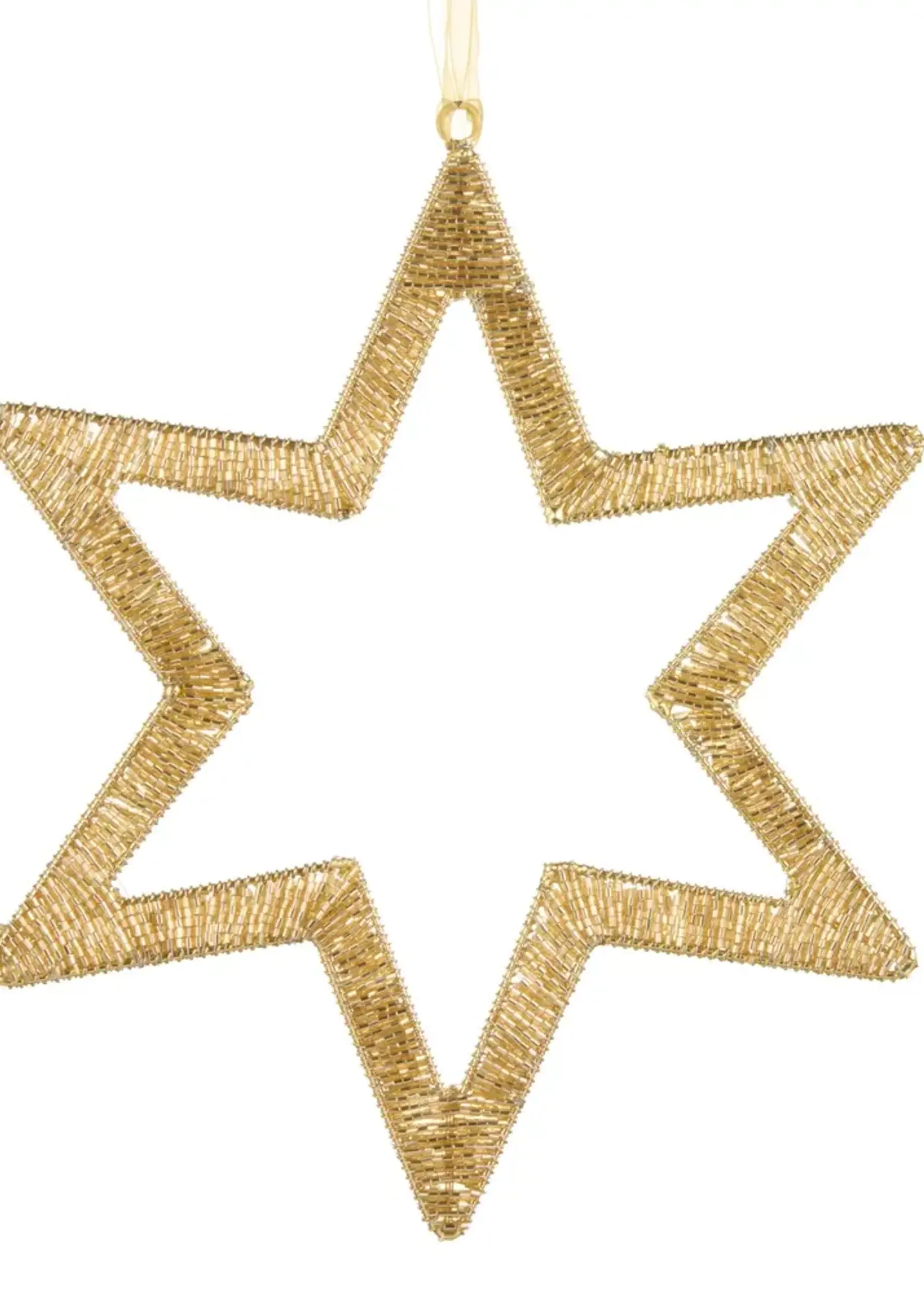RAZ Imports 9" Gold Star Ornament