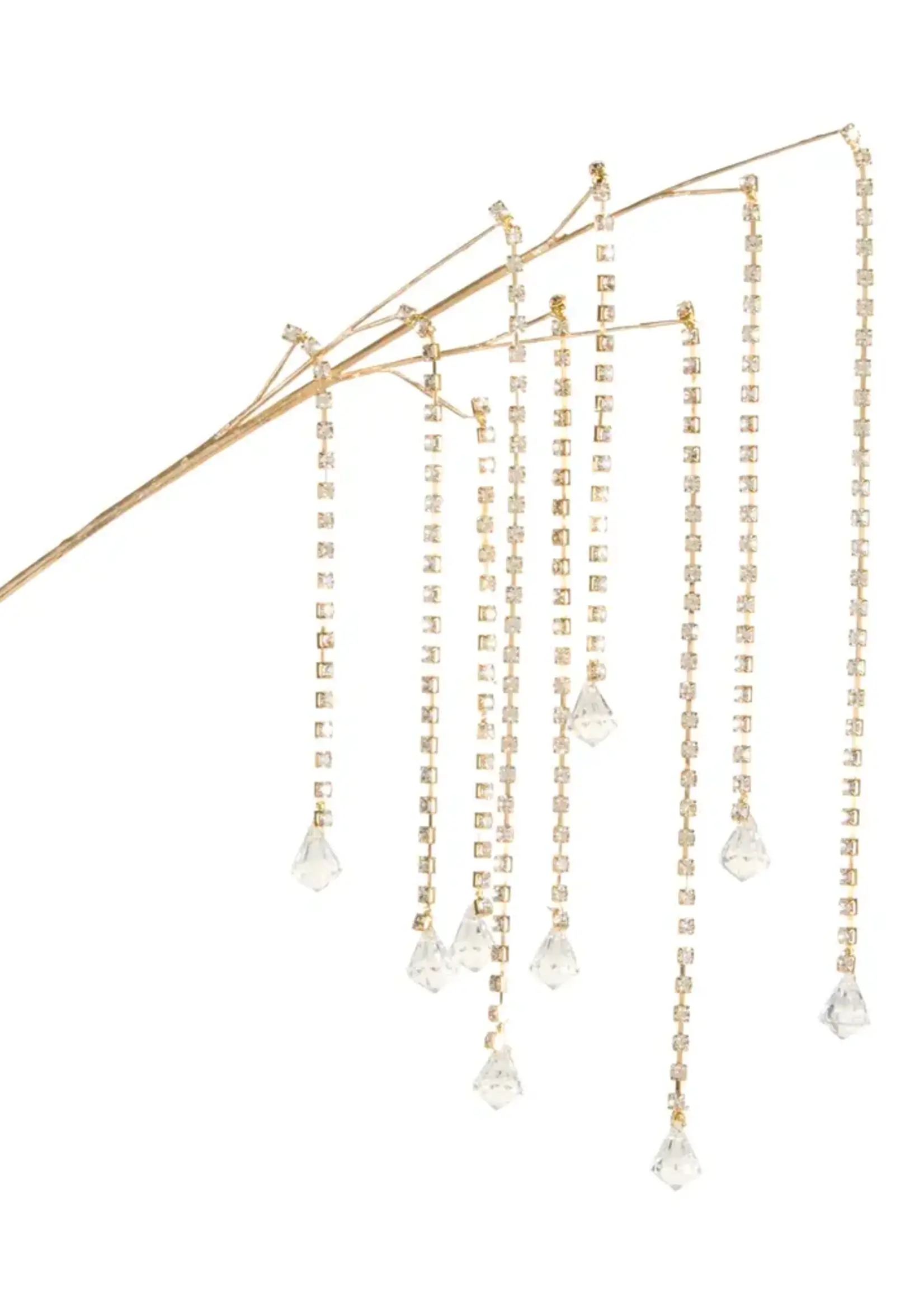 RAZ Imports Gold Rhinestone and Jewel Spray