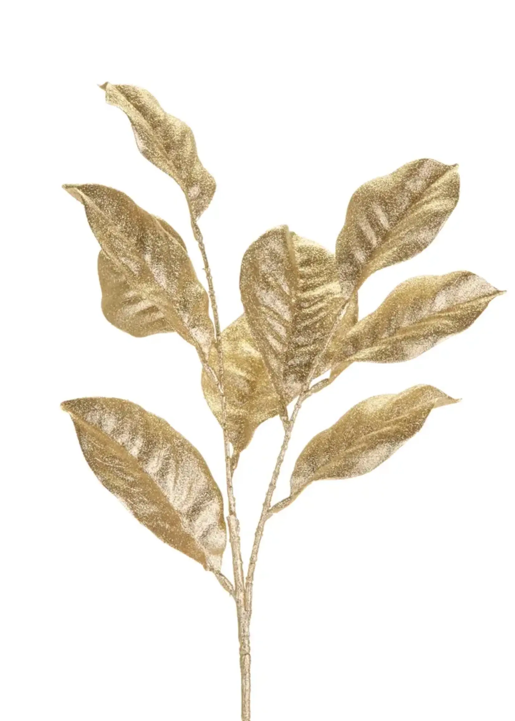 RAZ Imports Platinum Magnolia Leaf Spray