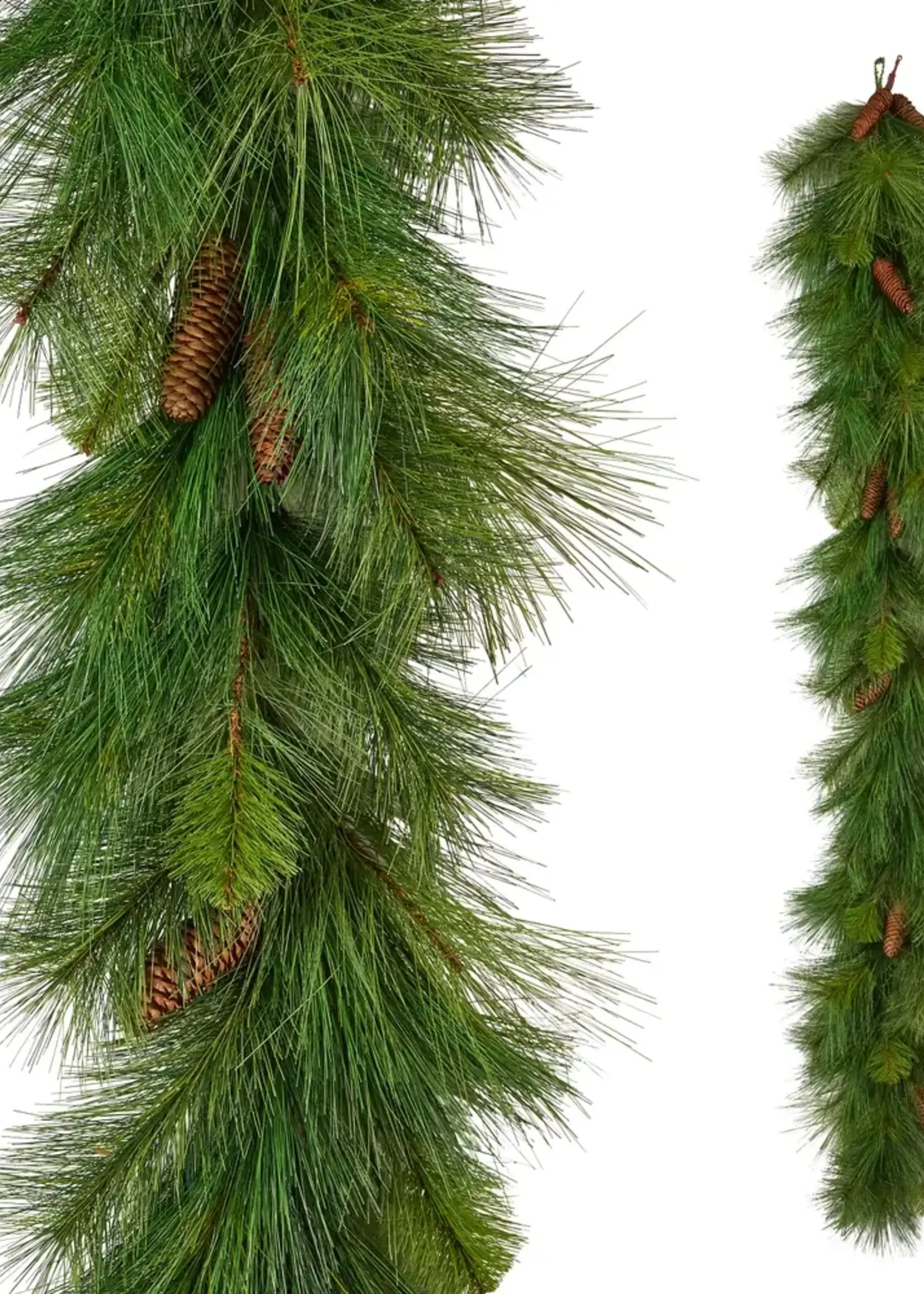 RAZ Imports 5.5' x 14" Olive Pine Garland