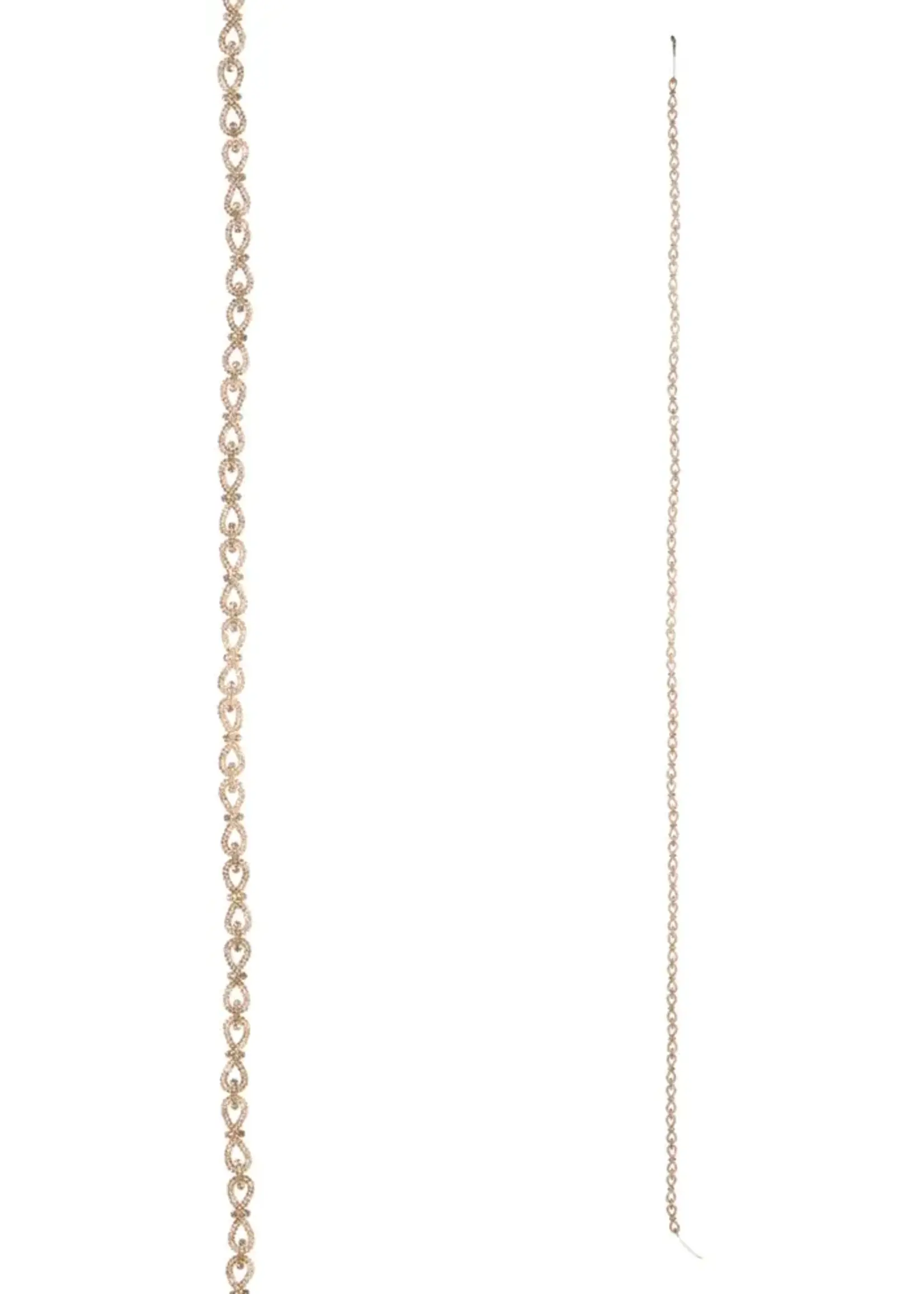 RAZ Imports 6' Gold Jewel Garland