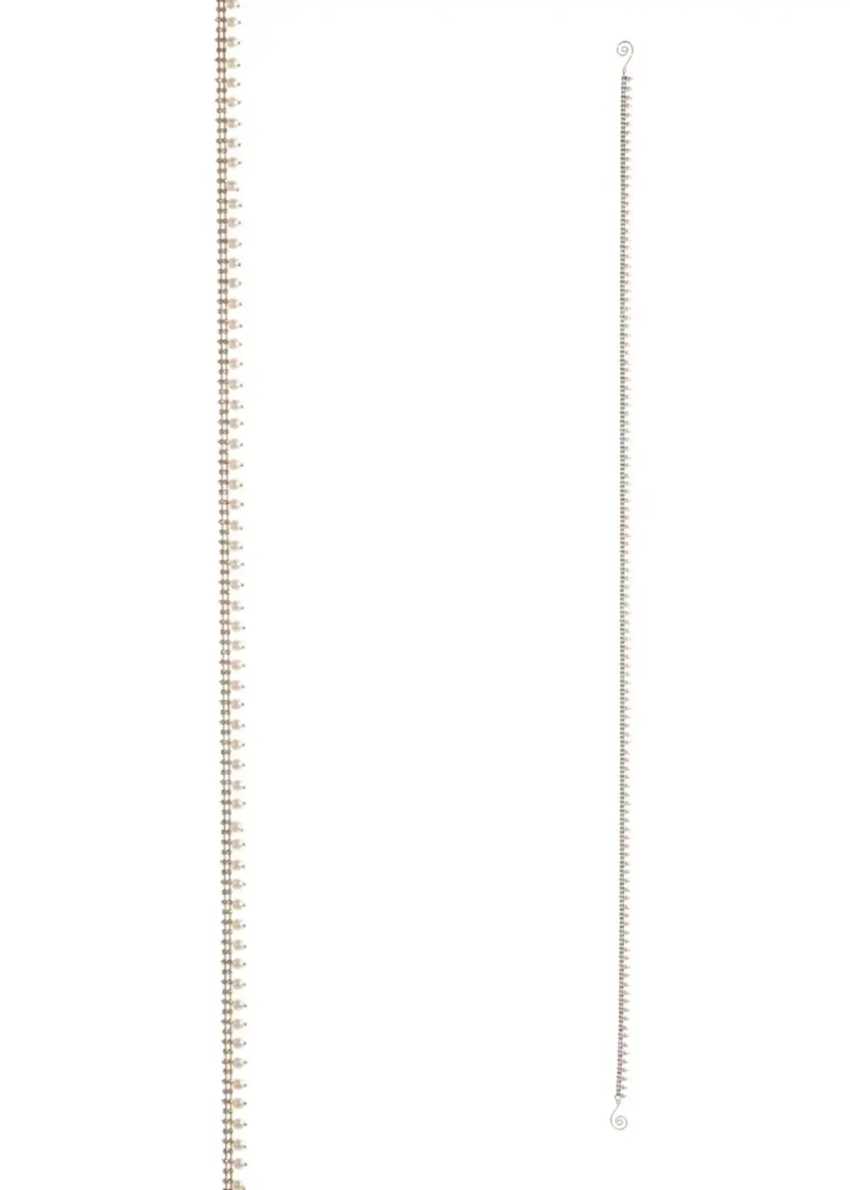 RAZ Imports 5' Rhinestone and Pearl Garland
