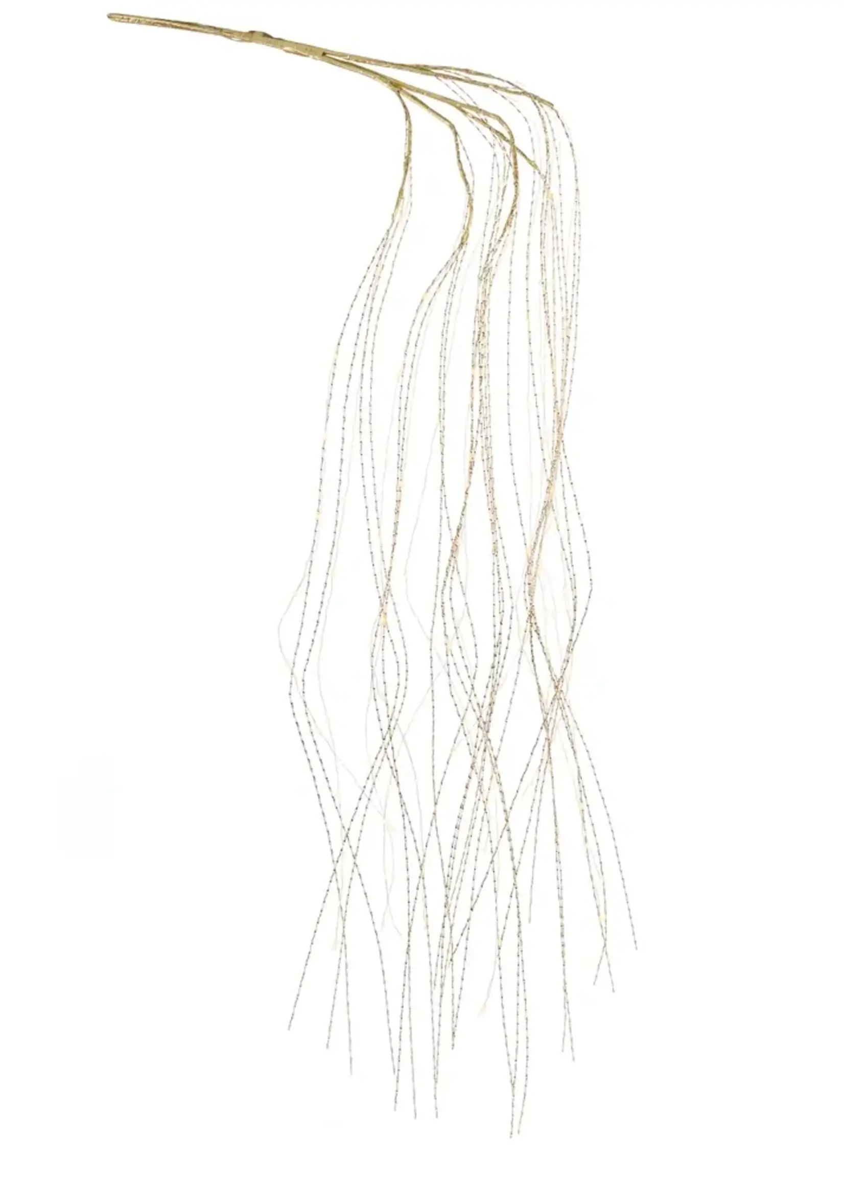 RAZ Imports 59.5" Gold Cascading Lighted Branch