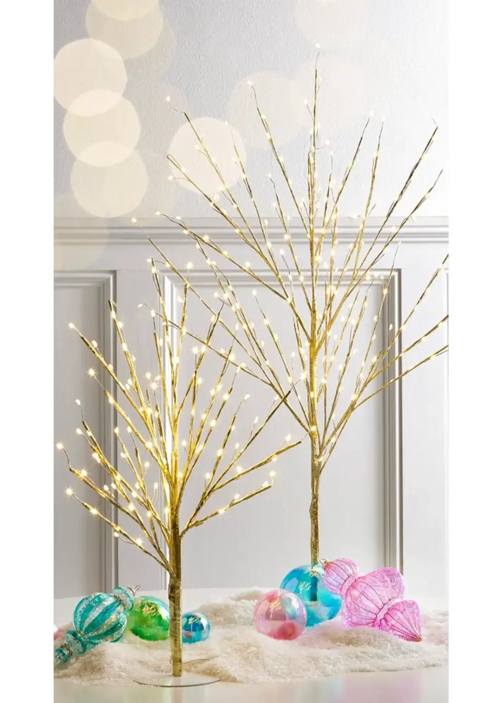 RAZ Imports 24" Lighted Gold Tree