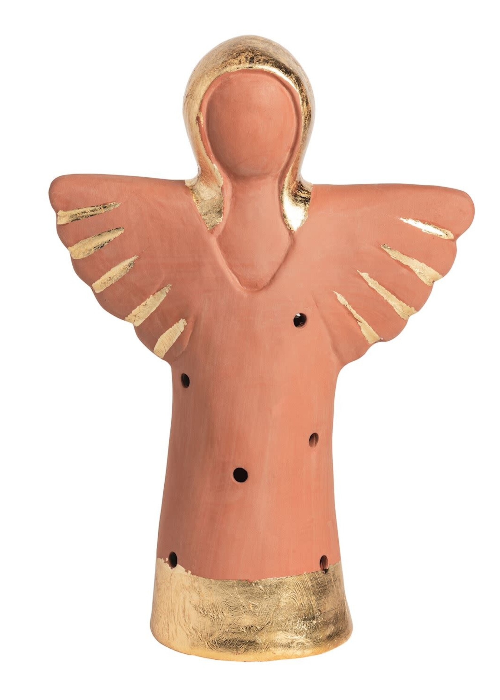 Mud Pie LG GOLD TERRACOTTA ANGEL
