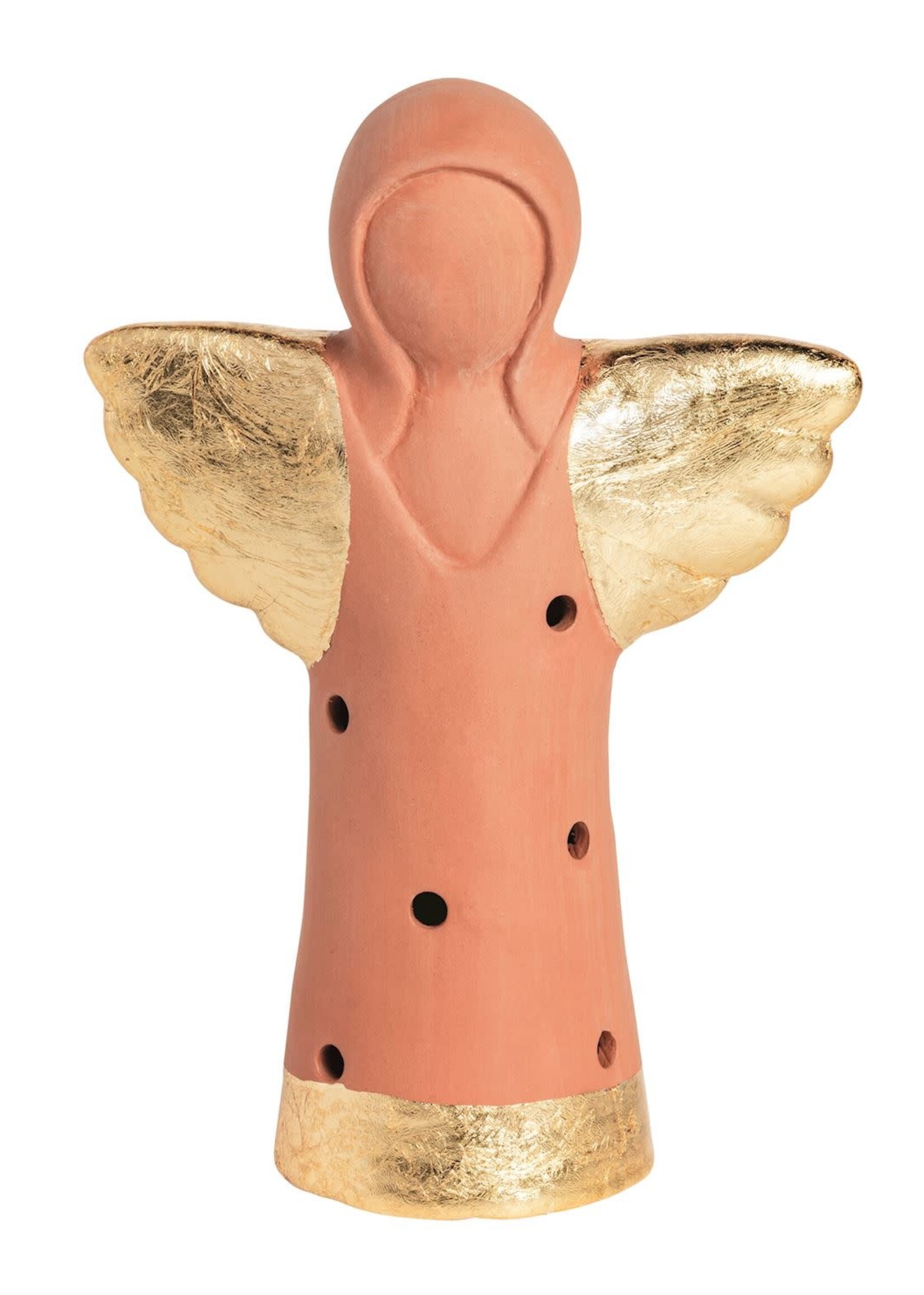 Mud Pie SM GOLD TERRACOTTA ANGEL