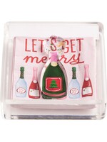 Mud Pie Mud Pie - LETS GET NAPKIN WEIGHT SET - 40080078L