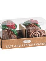 Mud Pie Mud Pie - YULE LOG SALT AND PEPPER - 40250216Y