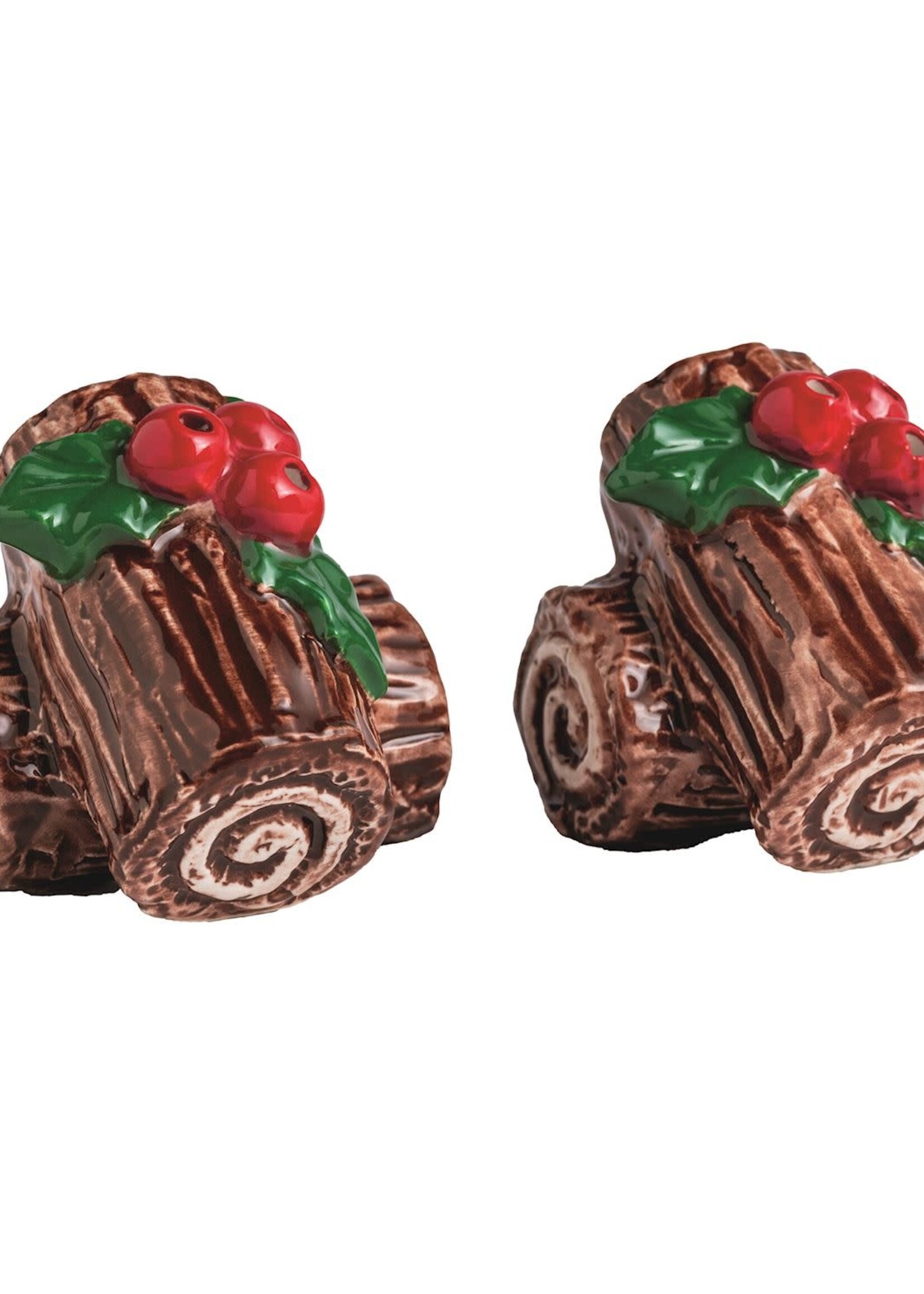 Mud Pie YULE LOG SALT AND PEPPER