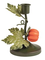 Mud Pie Mud Pie - SM METAL PUMPKIN CANDLESTICK - 40960168S