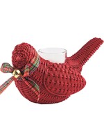 Mud Pie Mud Pie - RESIN CARDINAL VOTIVE HOLDER - 41270057