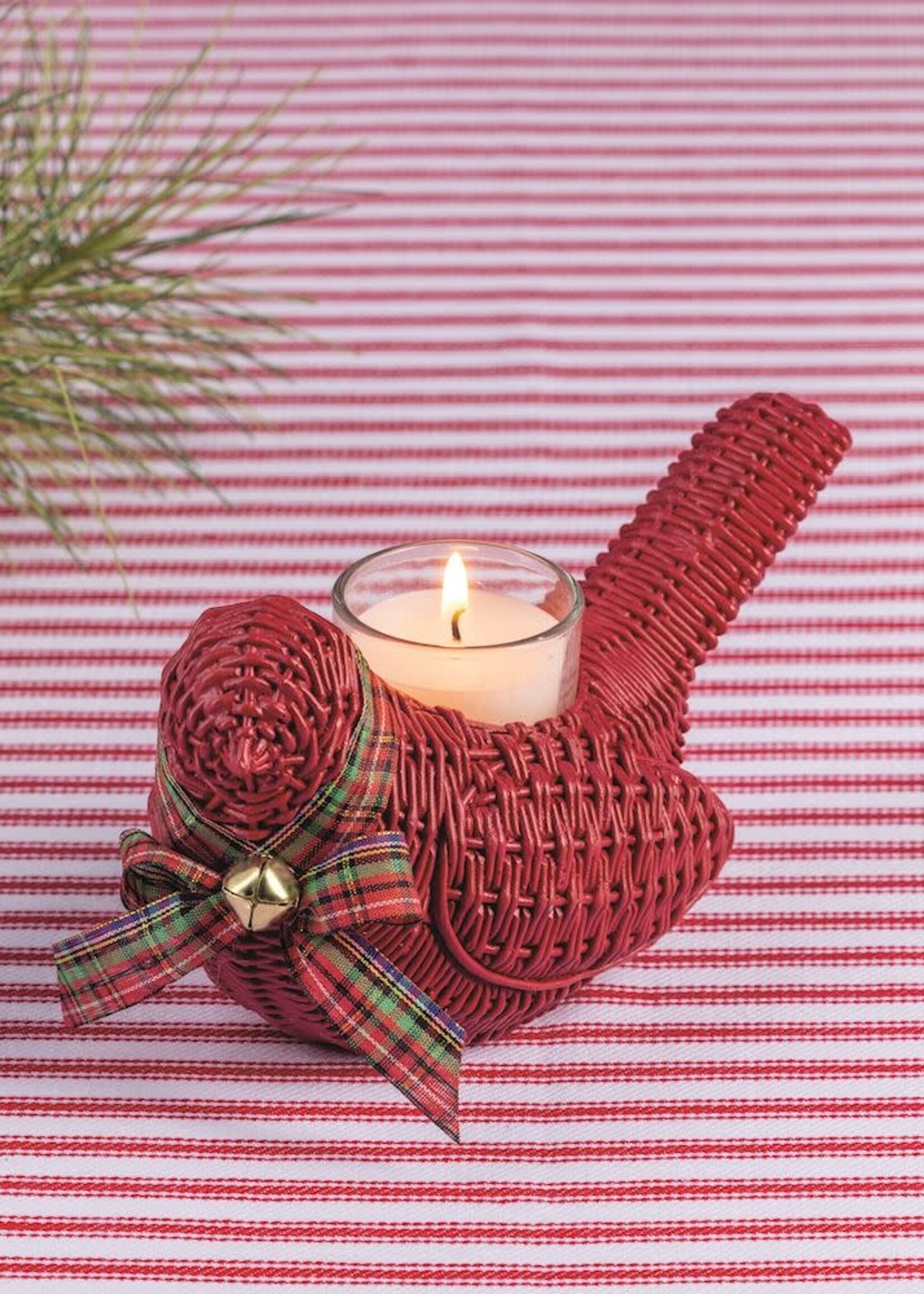 Mud Pie RESIN CARDINAL VOTIVE HOLDER